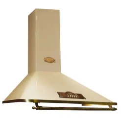 Kaminfläkt - Lyx Kaiser - Empire - 90 cm - Elfenben - Handtag i brons