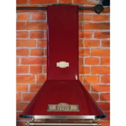 Kaminhuv - Kaiser - Empire-modell - 90 cm - Färg Bordeaux - Oberoende belysning