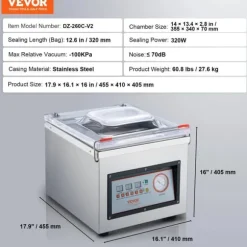 Kammarsugmaskin, Premium Vakuumeffekt, Mångsidiga Tillämpningar,DZ-260C