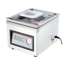 Kammartätare, 320 W, vakuumförpackning för våtfoder, kött och marinader, kompakt 12,6" tätningslängd för hem och företag.