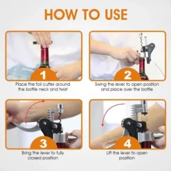 Kanin Vinflasköppnare Korkskruv Vinöppnare Vinflasköppnare Verktyg Presentask för Inflyttningsbröllop