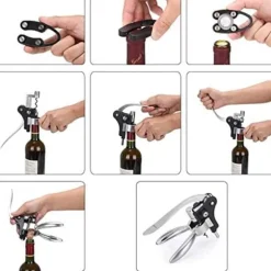 Kanin Vinflasköppnare Korkskruv Vinöppnare Vinflasköppnare Verktyg Presentask för Inflyttningsbröllop