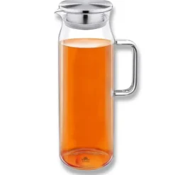 Kanna för drycker, juicer, vatten HIGH med metalllock Wilmax 1500 ml