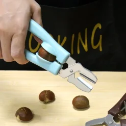 Kastanjeskärare / skalare i rostfritt stål