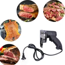 Kebabskärare, 80W, 220V~240V, 23*16*13 cm, EU-kontakttyp, 1-8 mm skärtjocklek