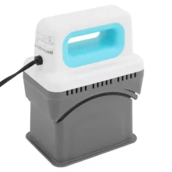 Kepsvärmepress - Handhållen press - 300 W - 4 lägen 130–190 °C - EU 220 V - Säkerhetsbas & kepskudde - Non-stick - 1 m sladd - Grön/Vit/Grå