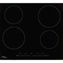 Keramikhäll med 4 plattor touchkontroll 6000 W