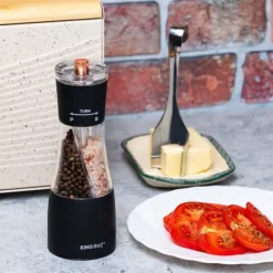 KINGHOFF Duet KH-1814 2-i-1 salt- och pepparkvarn