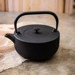 KINGHOFF Gjutjärnsteeper 1,1L med filter - Gjutjärn