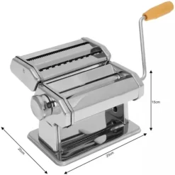 KINGHOFF Pastamaskin KH-3113 i silver, 15 cm bredd