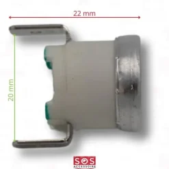 Kit 2 Klixons + monteringsstöd för SL för Whirlpool torktumlare - BVMPIECES