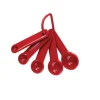 KitchenAid måttskedar 5 st Empire Red