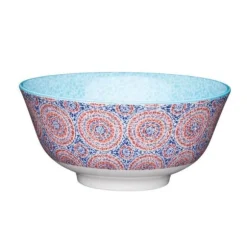 KitchenCraft bol mosaik effekt 15,7 cm keramik blå/röd