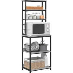 Köks hylla Grå Sonoma 60 x 40 x 168 cm Konstruerat trä