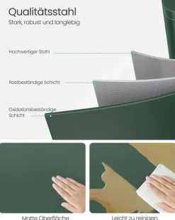 Köksavfallskärl 50 liter vintage grön