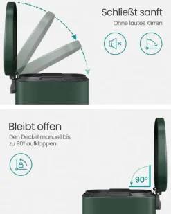 Köksavfallskärl 50 liter vintage grön