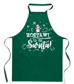 KÖKSFÖRKLÄDE MED ROLIGT TRYCK LÄMNA DET TILL JUL festligt