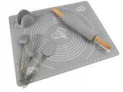 Kökskavel 38cm Silikon GRÅ ROTARY LARGE Rolling