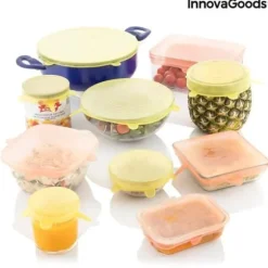 Kökslock - INNOVAGOODS - Lilyd - 10 delar - Silikon - Återanvändbara och justerbara