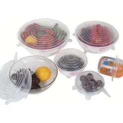 Kökslock - Silikon - 6 bitar - Icke toxiska - Återanvändbara - FDA-godkända