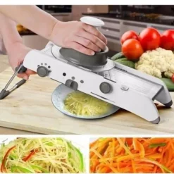 Köksmandolin - TD® - Professionell - Rostfritt stål - Justerbar - Halkfri