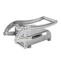 Köksredskap - Gogo - Pommes frites skärare - Rostfritt stål - 2 utbytbara grillar - Praktisk och hållbar