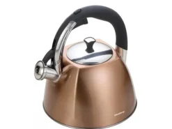 Klausberg KB-7202, 3 l, brons, Svart, Rostfritt stål, Keramiska, gas, halogen, Induktion, Gjutjärnsplattor