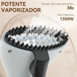 Klädsteamer - Vertikal golvmodell - 1950 W - 2 l vattentank - 11 temperaturlägen - Teleskopstång - Gul