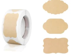 Klisteretiketter / Etiketter på Rulle - 250 st