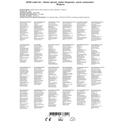 Kolsyremaskin, vattendispenser, vattenautomat, vattenmaskin, vattenkylare, kolsyrat vatten maskin, bubbelvatten maskin, carbonator Blupura, underdisk | CDON