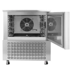 Kommersiell blastfrys 114L, 5 fack, blast chiller för skaldjur och gelato, effektiv nedkylning, energibesparande köksutrustning