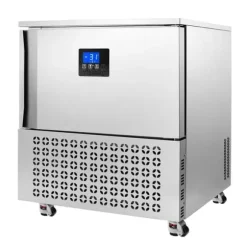 Kommersiell blastfrys 114L, 5 fack, blast chiller för skaldjur och gelato, effektiv nedkylning, energibesparande köksutrustning