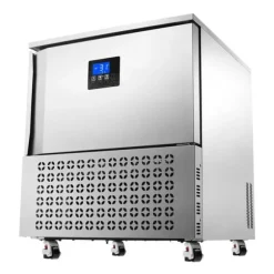 Kommersiell blastfrys 114L, 5 fack, blast chiller för skaldjur och gelato, effektiv nedkylning, energibesparande köksutrustning