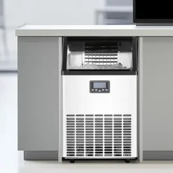 Kommersiell Ismaskin, Fristående Skåpmaskin, 120lbs/24H, 45 Isbitar Kapacitet