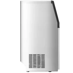 Kommersiell Ismaskin, Fristående Skåpmaskin, 90lbs/24H Kapacitet, 50 Isbitar per omgång