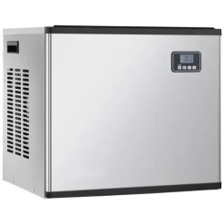 Kommersiell Ismaskin, Kapacitet 550 lbs/24h, Självrengörande med 300 lbs Förvaringsbehållare