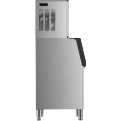 Kommersiell Ismaskin, Modell 550 lbs/24h, med 300 lbs Förvaringsbehållare, Automatisk Självrengöring