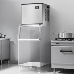 Kommersiell Ismaskin, Självrengörande Modell, Kapacitet 180 kg/dag