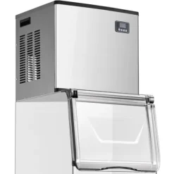 Kommersiell Ismaskin, Självrengörande Modell, Kapacitet 180 kg/dag