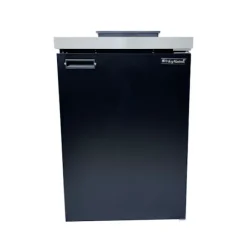 Komplett set - kylskåp för öl upp till 50L fat (ölstång) - inkl. Elegant dispenserkolonn och kompensatorkran, KEG:5 liters adapter