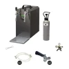 Komplett set - Öltapp - Stream 50 två linjer torr kylare, run kylare 50 liter/h, KEG:Type M, KEG 2:KeyKeg