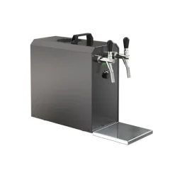 Komplett set - Öltapp STREAM 50K med luftpump ölkorg, flödeskylare 2-ledare torrkylare, upp till 55 liter/h - BLACK EDITION, KEG:Type G, KEG 2:KeyKeg | CDON