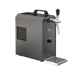 Komplett set under disk - Öltapp JET 30 en linje torr kylare, 35 liter/h -Bierkoffer med trätunna, KEG:NC Adapter