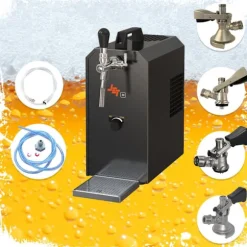 Komplett uppsättning - Öltapp - JET 30K dispenser med luftpump en linje torr kylare, 30 liter/h, KEG:utan