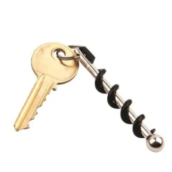 Korkskruv - Twistick - Fällbar modell - Rostfritt stål - Svart - 6,6 x 9 cm