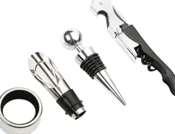 Korkskruvset (vinhällare, sjöhästkniv, vinring, vinpropp)