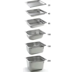 Kåpa till GN stål Profi Line GN 2/4 - Hendi 804179