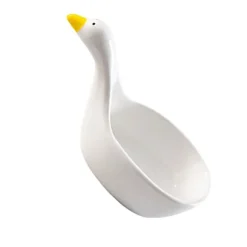 Kreativ tecknad keramik präglad doppfat Hem Kök Såsfat Vinägerfat Swan