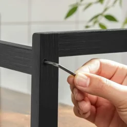 Kryddställ - Mångsidig arrangör 42 x 18 x 43 cm Vintage Brun-Svart