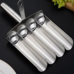 Köttbulleform med Skopa i Rostfritt Stål